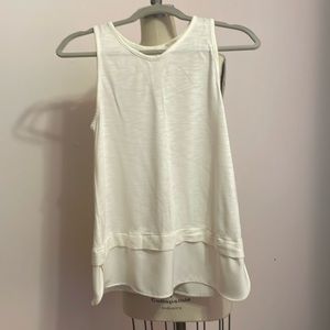 Women’s Sleeveless Off-White Top J. Crew Sz Small